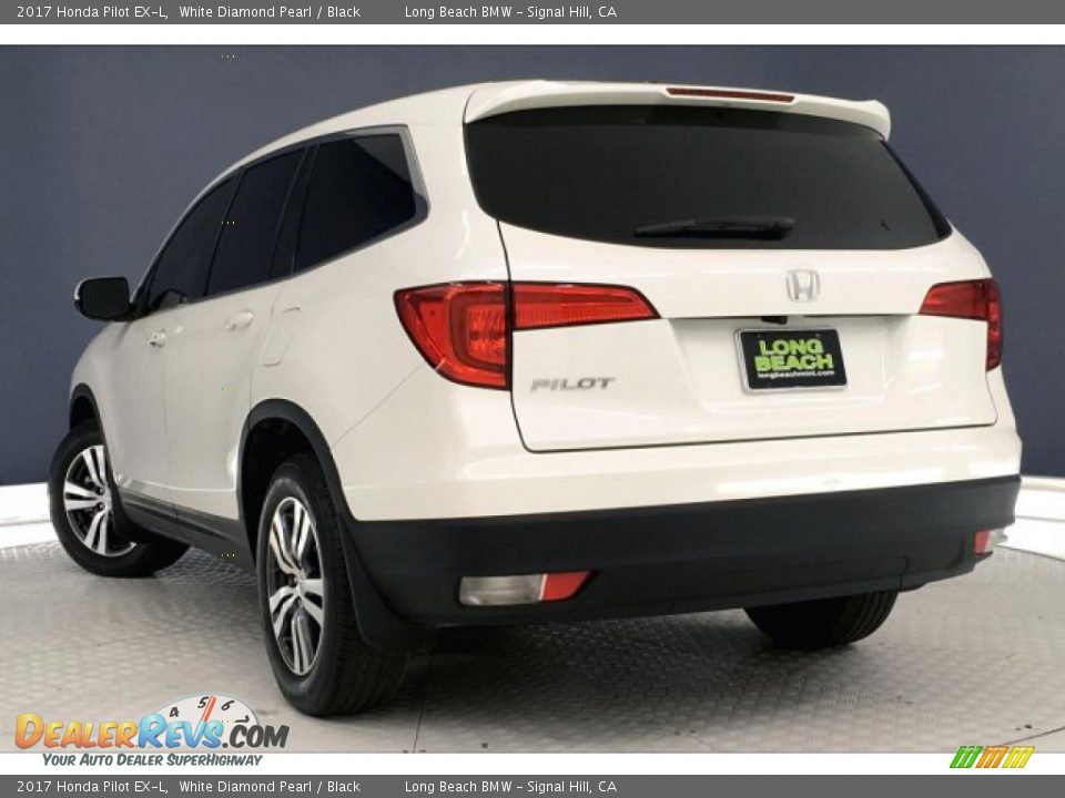 2017 Honda Pilot EX-L White Diamond Pearl / Black Photo #10