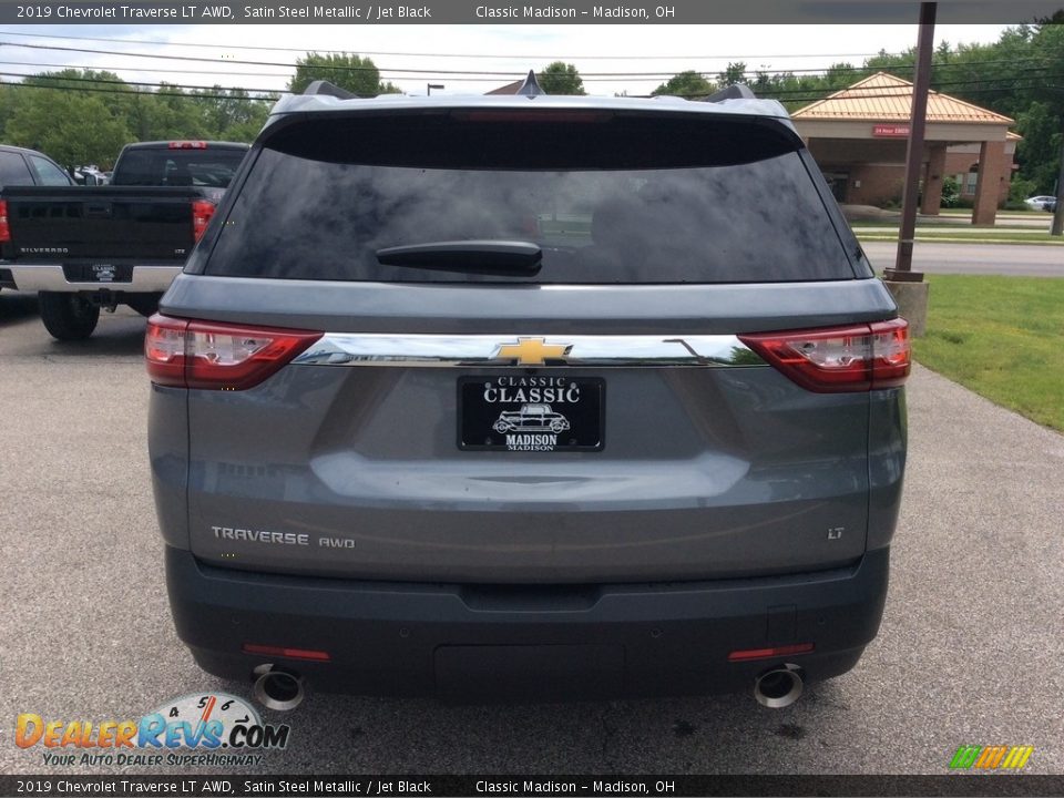 2019 Chevrolet Traverse LT AWD Satin Steel Metallic / Jet Black Photo #6