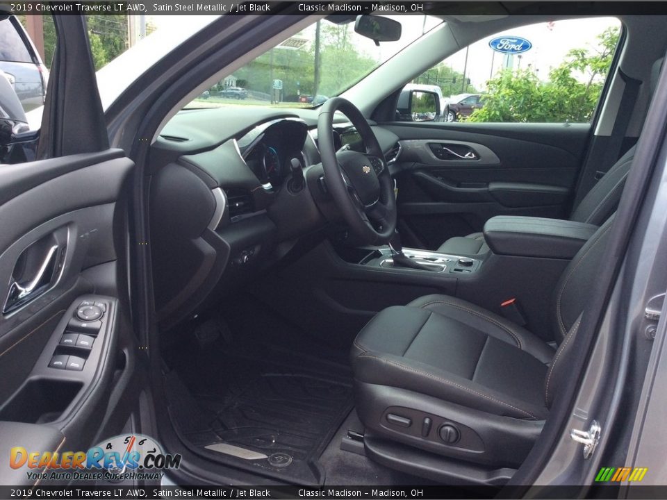 2019 Chevrolet Traverse LT AWD Satin Steel Metallic / Jet Black Photo #9