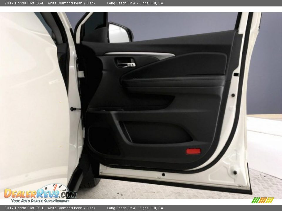 2017 Honda Pilot EX-L White Diamond Pearl / Black Photo #26