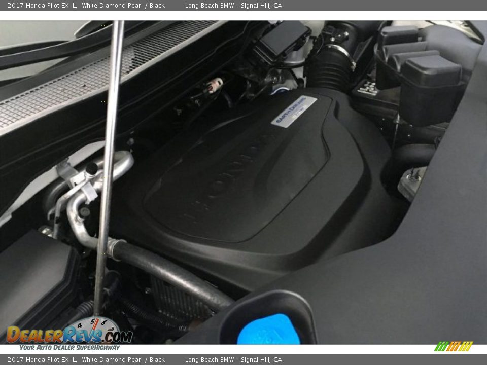 2017 Honda Pilot EX-L White Diamond Pearl / Black Photo #27