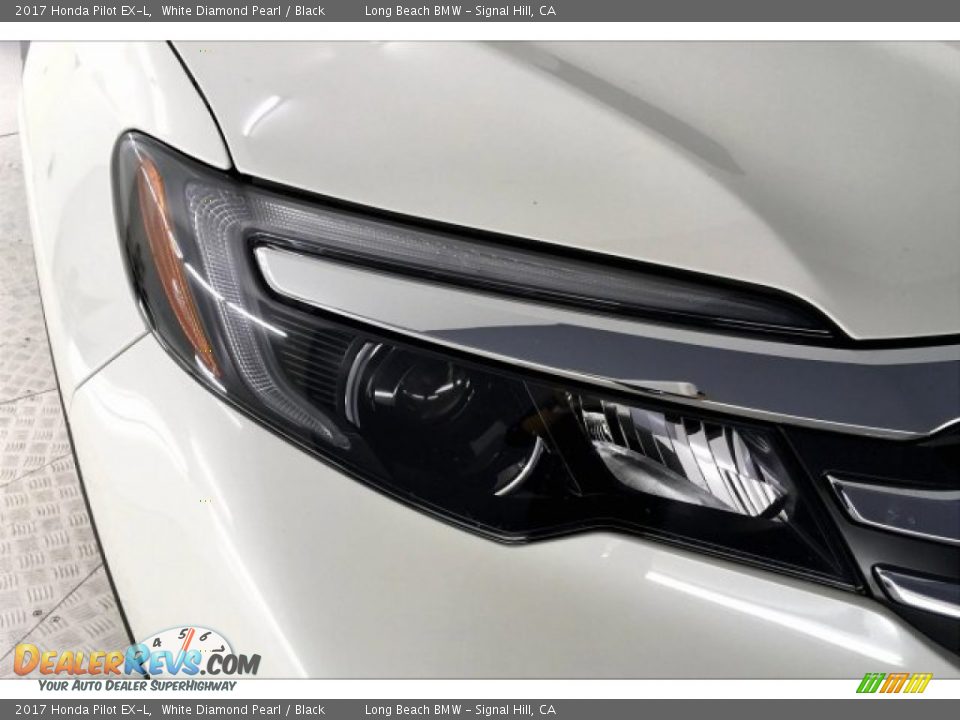 2017 Honda Pilot EX-L White Diamond Pearl / Black Photo #28