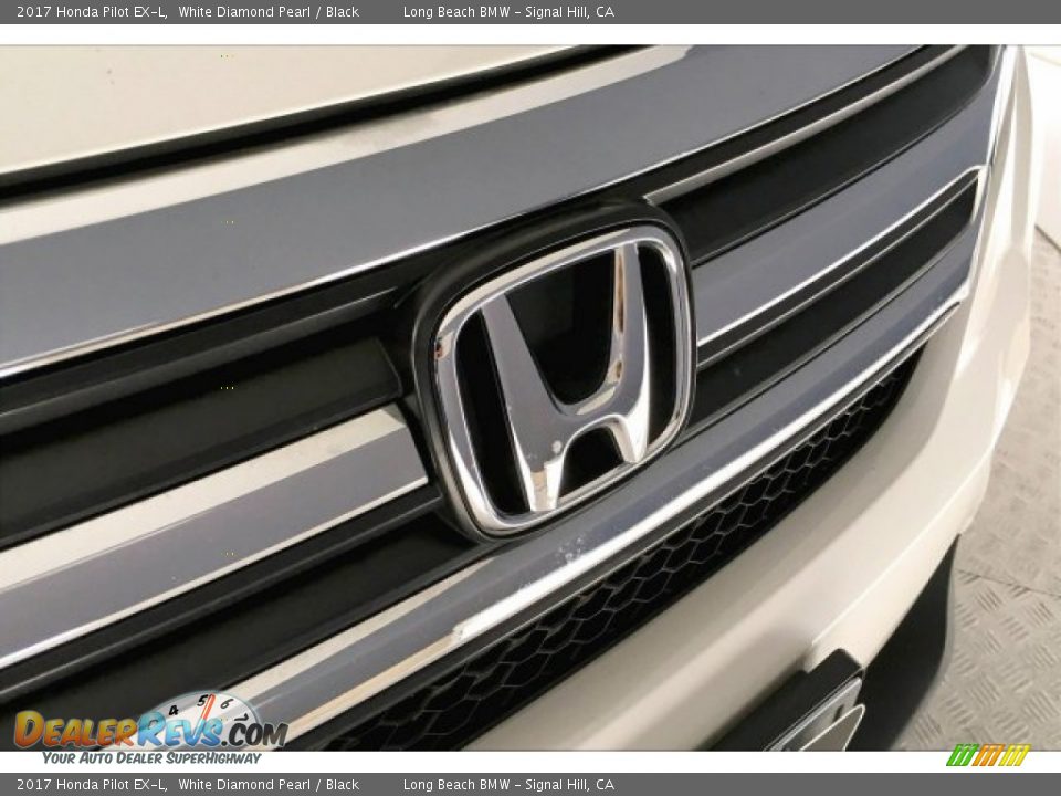 2017 Honda Pilot EX-L White Diamond Pearl / Black Photo #29