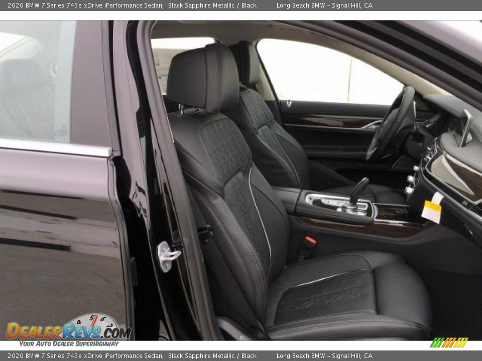 2020 BMW 7 Series 745e xDrive iPerformance Sedan Black Sapphire Metallic / Black Photo #2