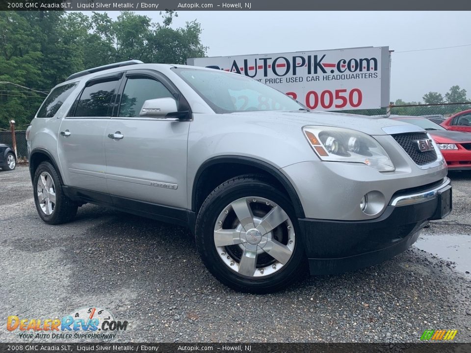 2008 GMC Acadia SLT Liquid Silver Metallic / Ebony Photo #1