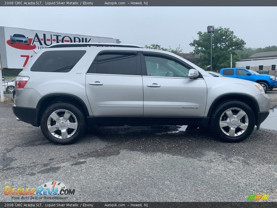 2008 GMC Acadia SLT Liquid Silver Metallic / Ebony Photo #2
