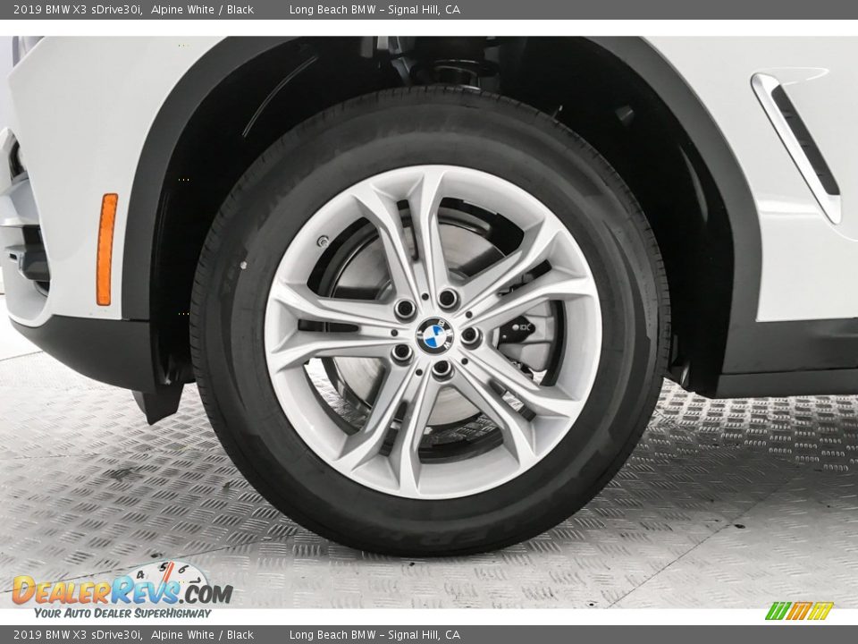 2019 BMW X3 sDrive30i Alpine White / Black Photo #9