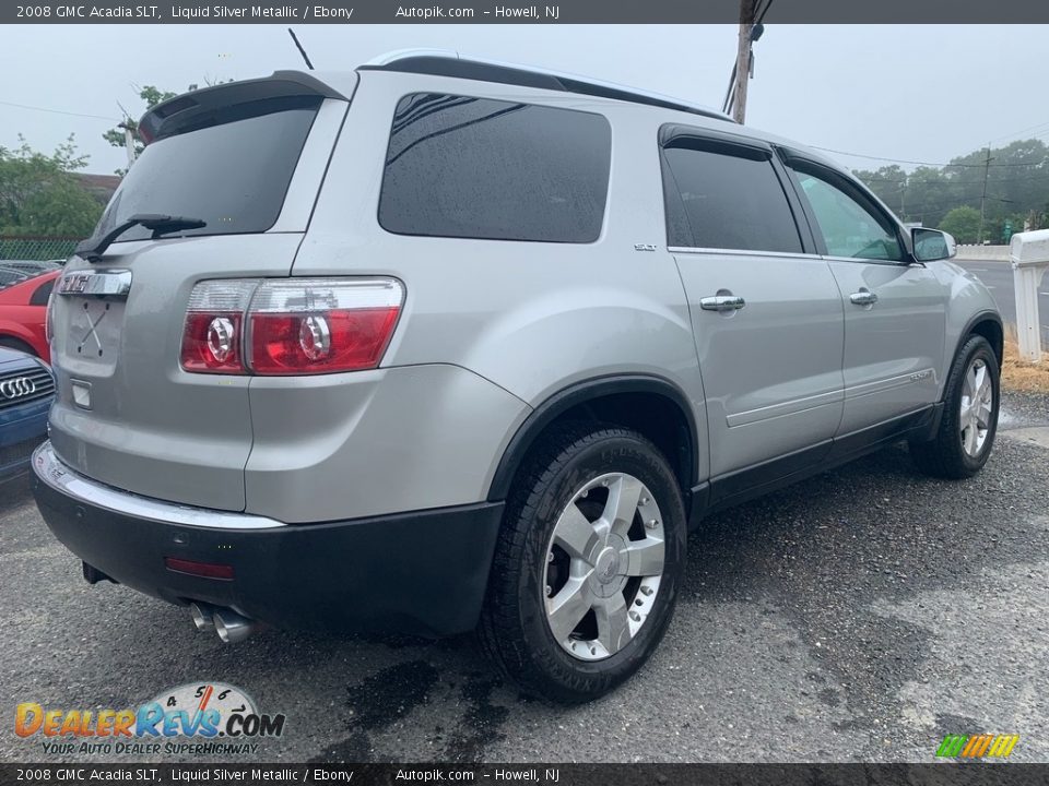 2008 GMC Acadia SLT Liquid Silver Metallic / Ebony Photo #3
