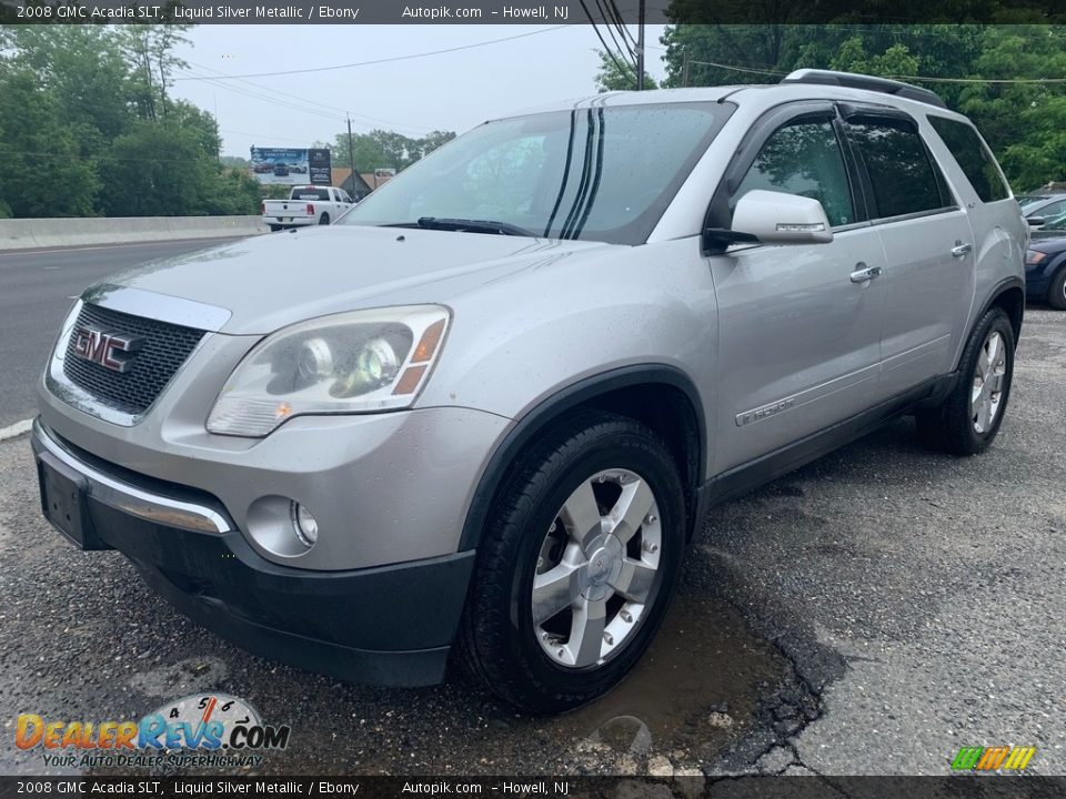 2008 GMC Acadia SLT Liquid Silver Metallic / Ebony Photo #7