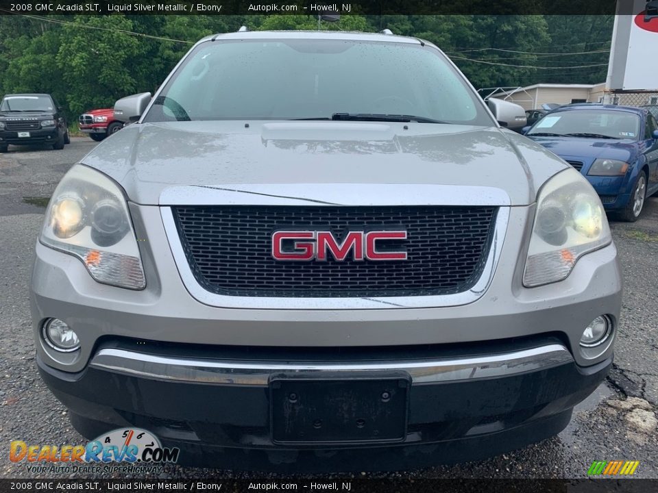 2008 GMC Acadia SLT Liquid Silver Metallic / Ebony Photo #8