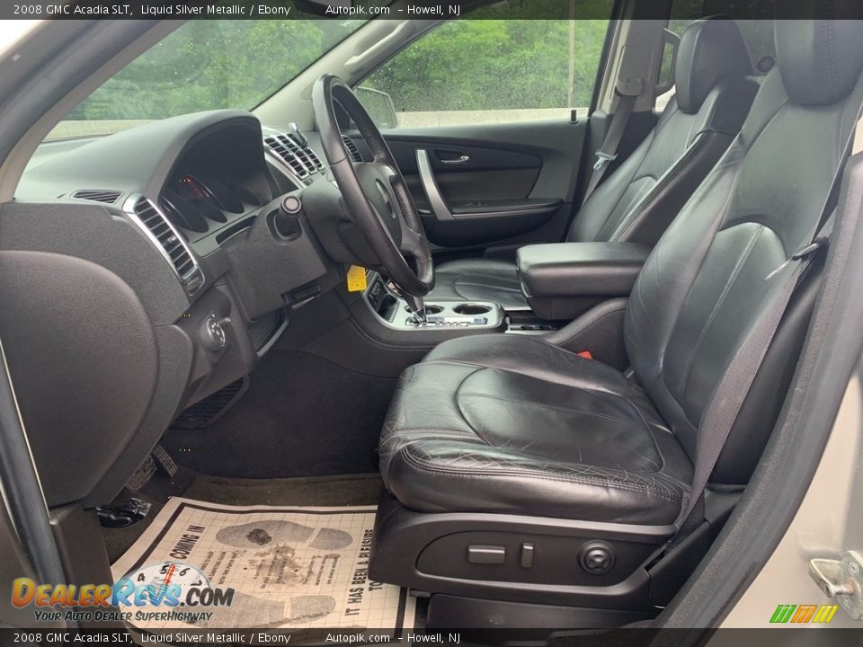 2008 GMC Acadia SLT Liquid Silver Metallic / Ebony Photo #9