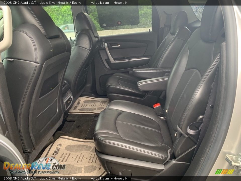 2008 GMC Acadia SLT Liquid Silver Metallic / Ebony Photo #10