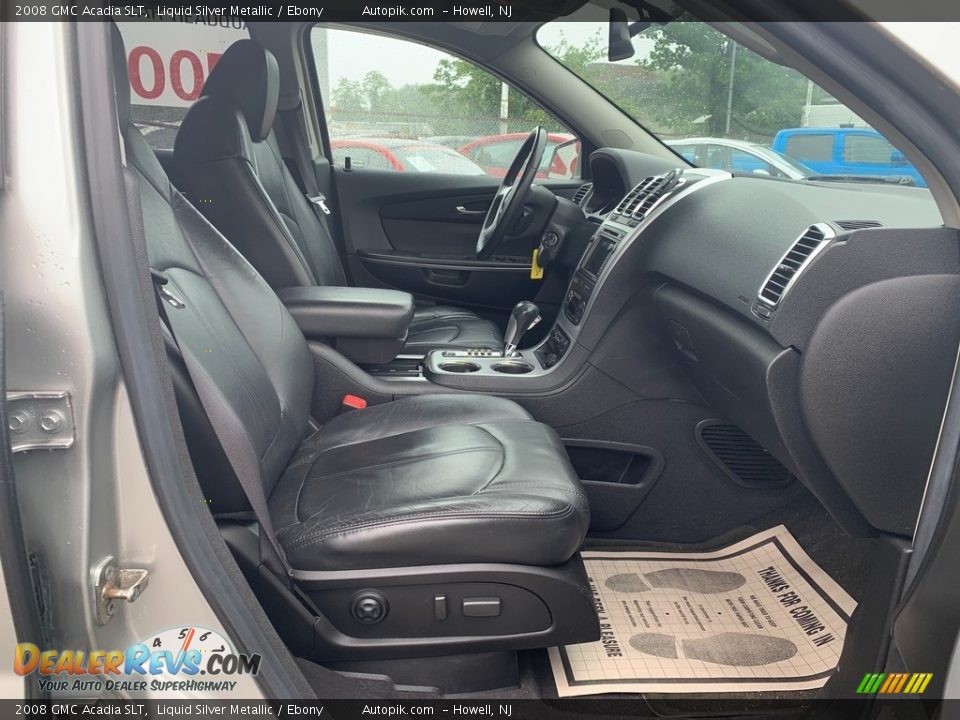 2008 GMC Acadia SLT Liquid Silver Metallic / Ebony Photo #12