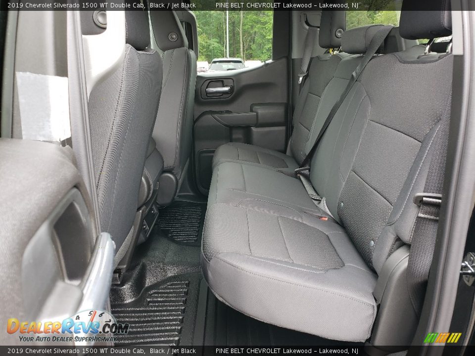Rear Seat of 2019 Chevrolet Silverado 1500 WT Double Cab Photo #6