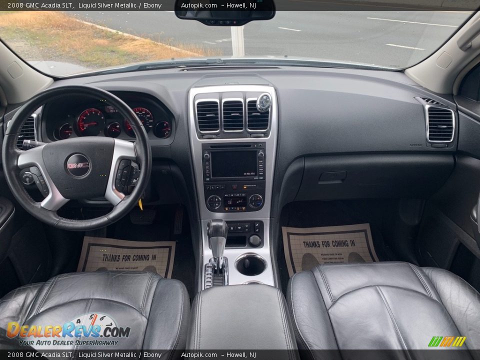 2008 GMC Acadia SLT Liquid Silver Metallic / Ebony Photo #15