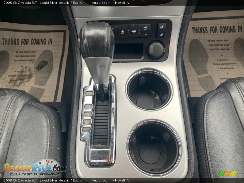 2008 GMC Acadia SLT Liquid Silver Metallic / Ebony Photo #17