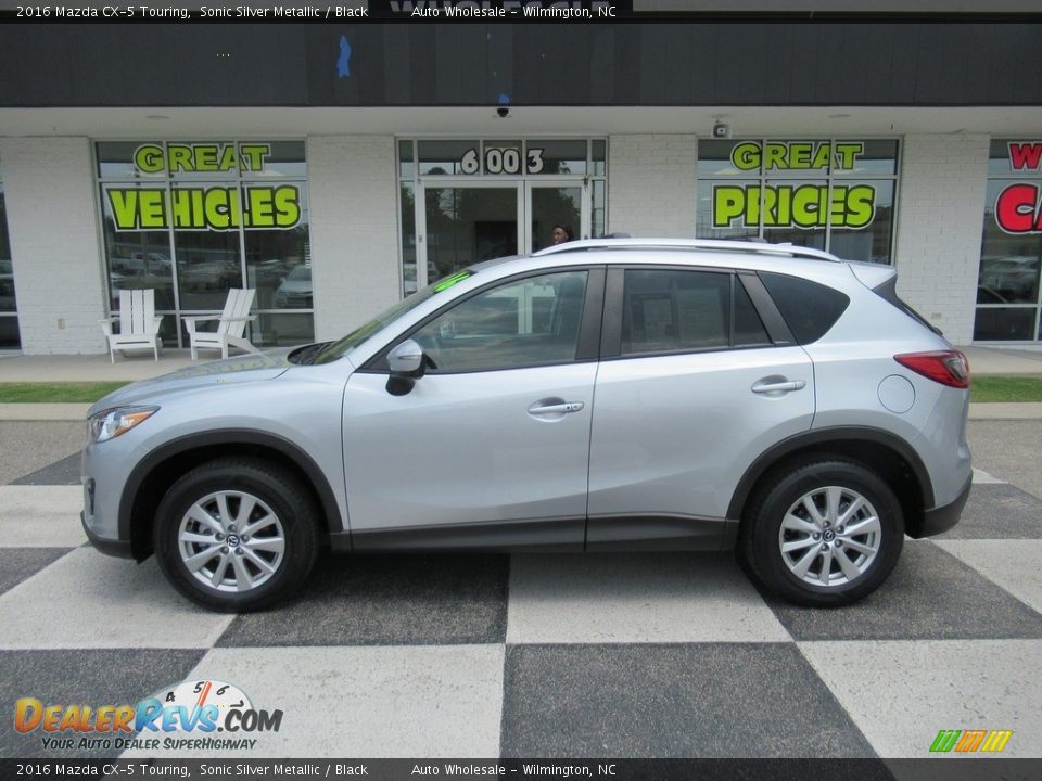2016 Mazda CX-5 Touring Sonic Silver Metallic / Black Photo #1