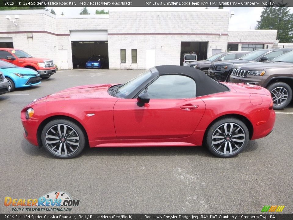 2019 Fiat 124 Spider Classica Roadster Red / Rosso/Nero (Red/Black) Photo #2