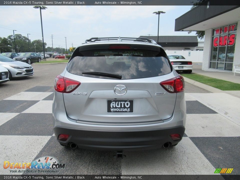 2016 Mazda CX-5 Touring Sonic Silver Metallic / Black Photo #4
