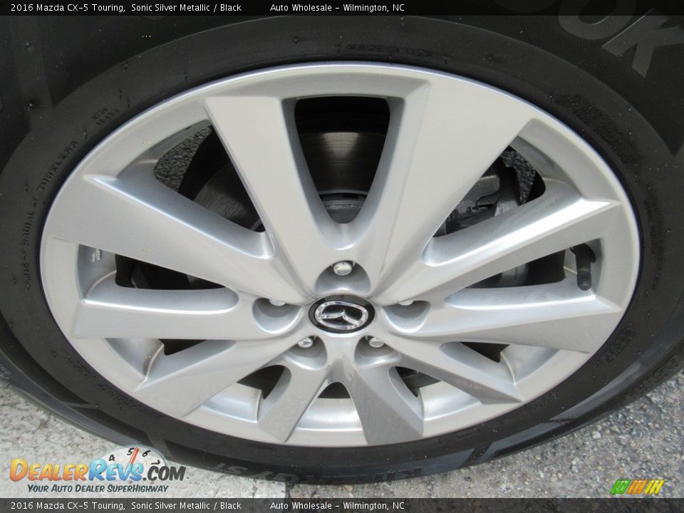 2016 Mazda CX-5 Touring Sonic Silver Metallic / Black Photo #7