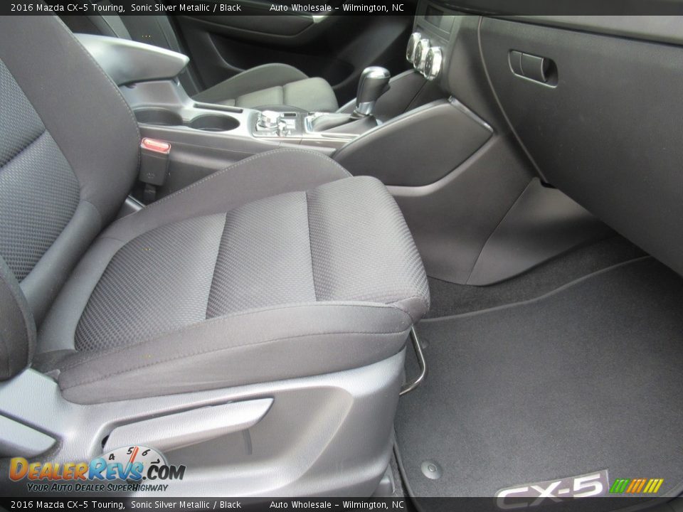 2016 Mazda CX-5 Touring Sonic Silver Metallic / Black Photo #12