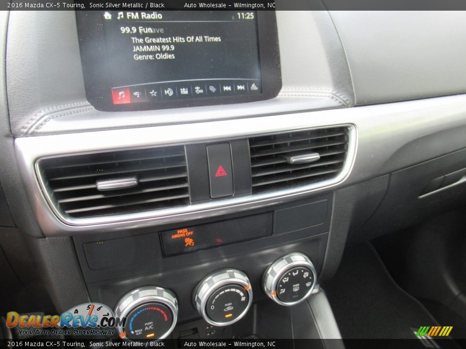 2016 Mazda CX-5 Touring Sonic Silver Metallic / Black Photo #19