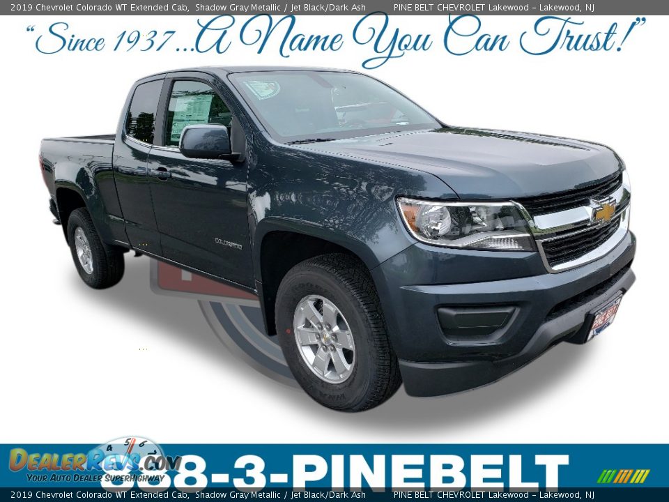 2019 Chevrolet Colorado WT Extended Cab Shadow Gray Metallic / Jet Black/Dark Ash Photo #1