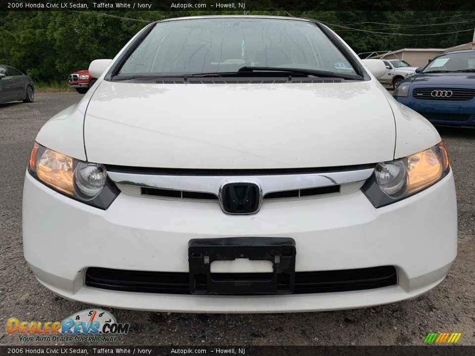 2006 Honda Civic LX Sedan Taffeta White / Ivory Photo #8