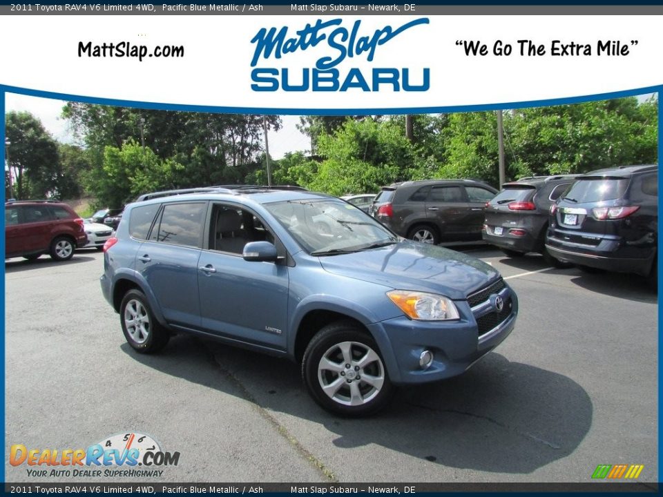 2011 Toyota RAV4 V6 Limited 4WD Pacific Blue Metallic / Ash Photo #1