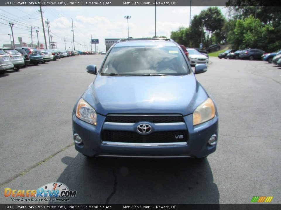 2011 Toyota RAV4 V6 Limited 4WD Pacific Blue Metallic / Ash Photo #3