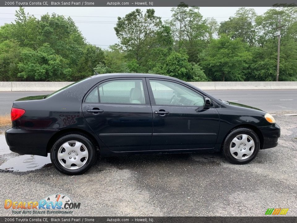 2006 Toyota Corolla CE Black Sand Pearl / Stone Photo #7