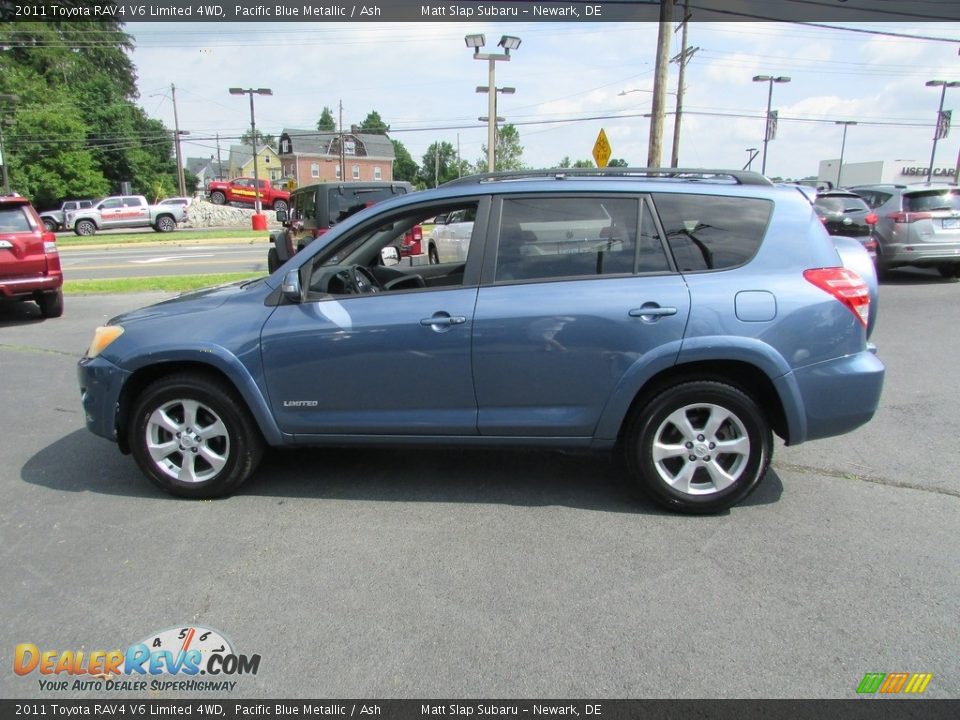 2011 Toyota RAV4 V6 Limited 4WD Pacific Blue Metallic / Ash Photo #9