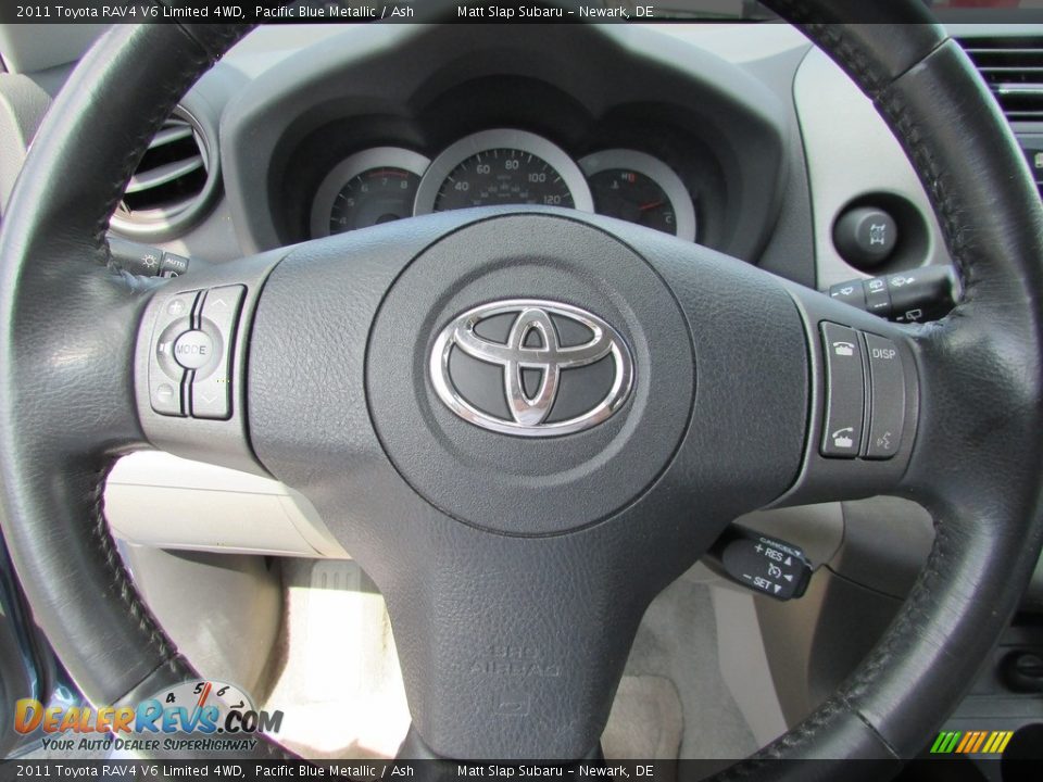 2011 Toyota RAV4 V6 Limited 4WD Pacific Blue Metallic / Ash Photo #11
