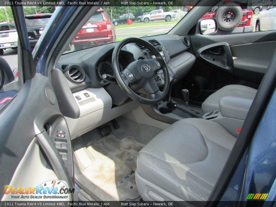 2011 Toyota RAV4 V6 Limited 4WD Pacific Blue Metallic / Ash Photo #12