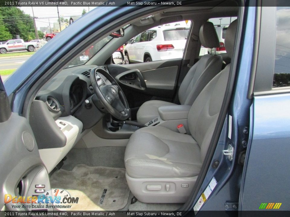 2011 Toyota RAV4 V6 Limited 4WD Pacific Blue Metallic / Ash Photo #13