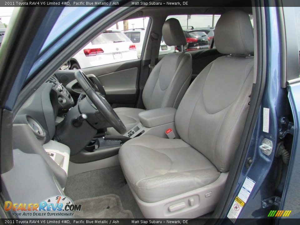 2011 Toyota RAV4 V6 Limited 4WD Pacific Blue Metallic / Ash Photo #16