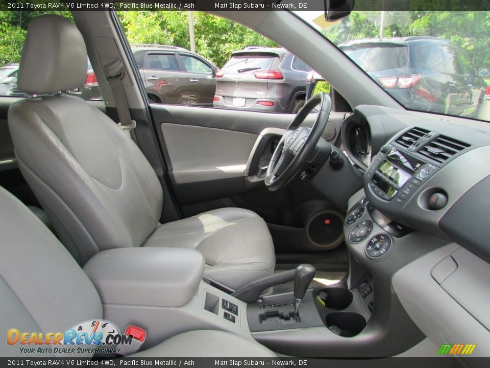 2011 Toyota RAV4 V6 Limited 4WD Pacific Blue Metallic / Ash Photo #17