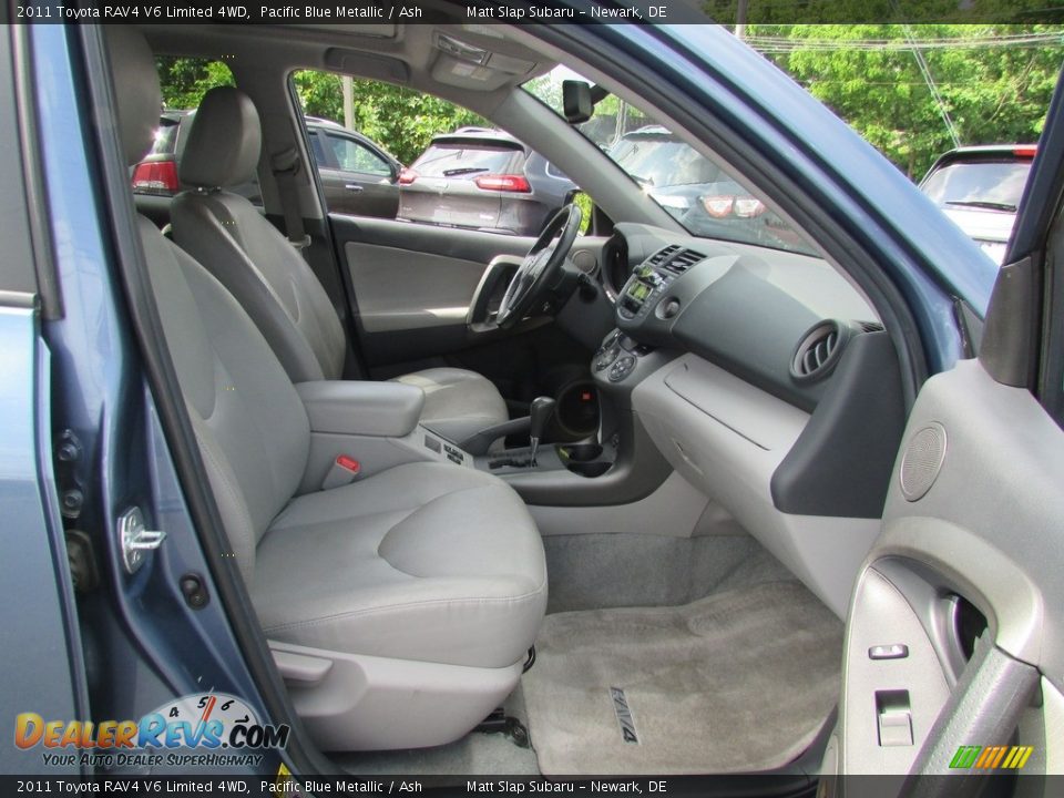 2011 Toyota RAV4 V6 Limited 4WD Pacific Blue Metallic / Ash Photo #18