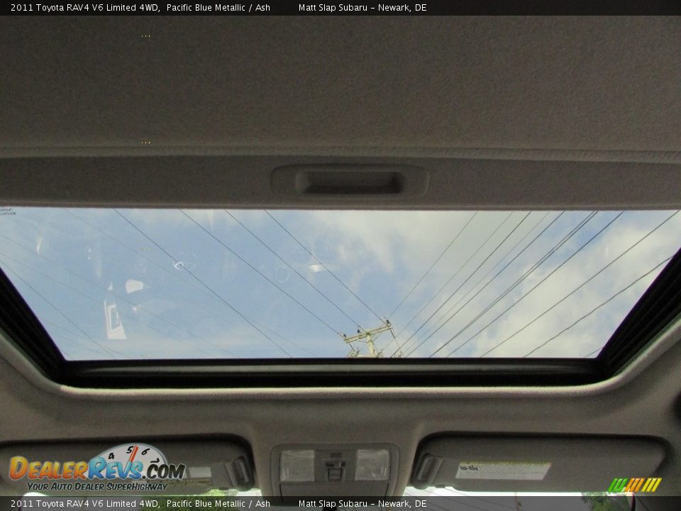 2011 Toyota RAV4 V6 Limited 4WD Pacific Blue Metallic / Ash Photo #21