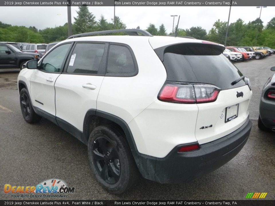2019 Jeep Cherokee Latitude Plus 4x4 Pearl White / Black Photo #3
