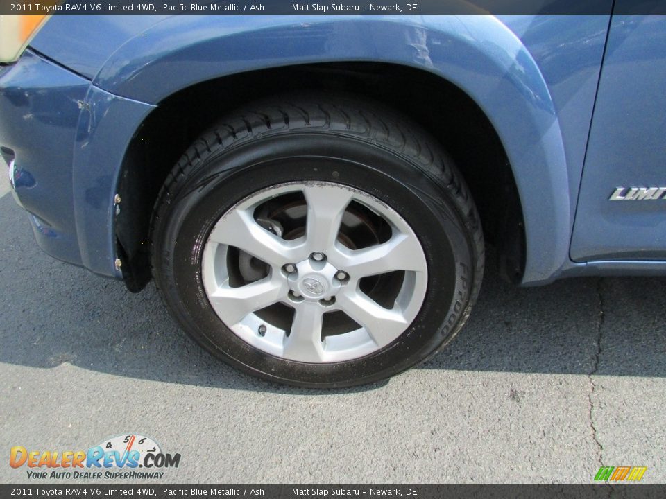 2011 Toyota RAV4 V6 Limited 4WD Pacific Blue Metallic / Ash Photo #23
