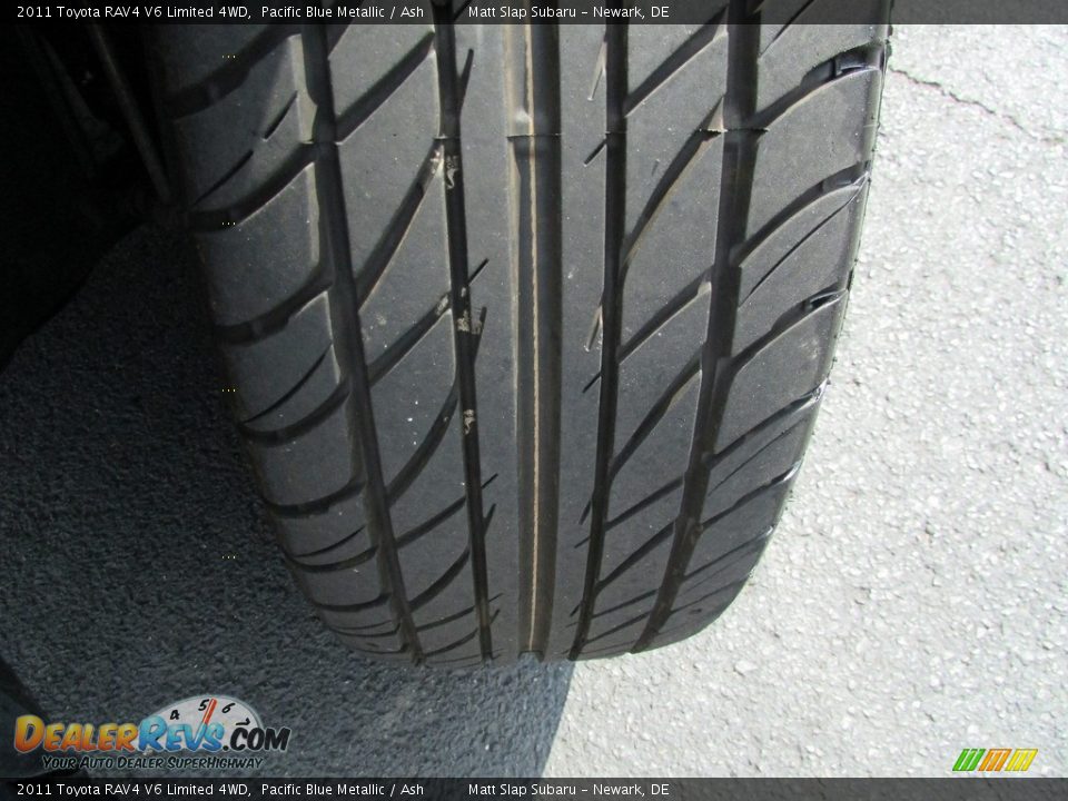 2011 Toyota RAV4 V6 Limited 4WD Pacific Blue Metallic / Ash Photo #24