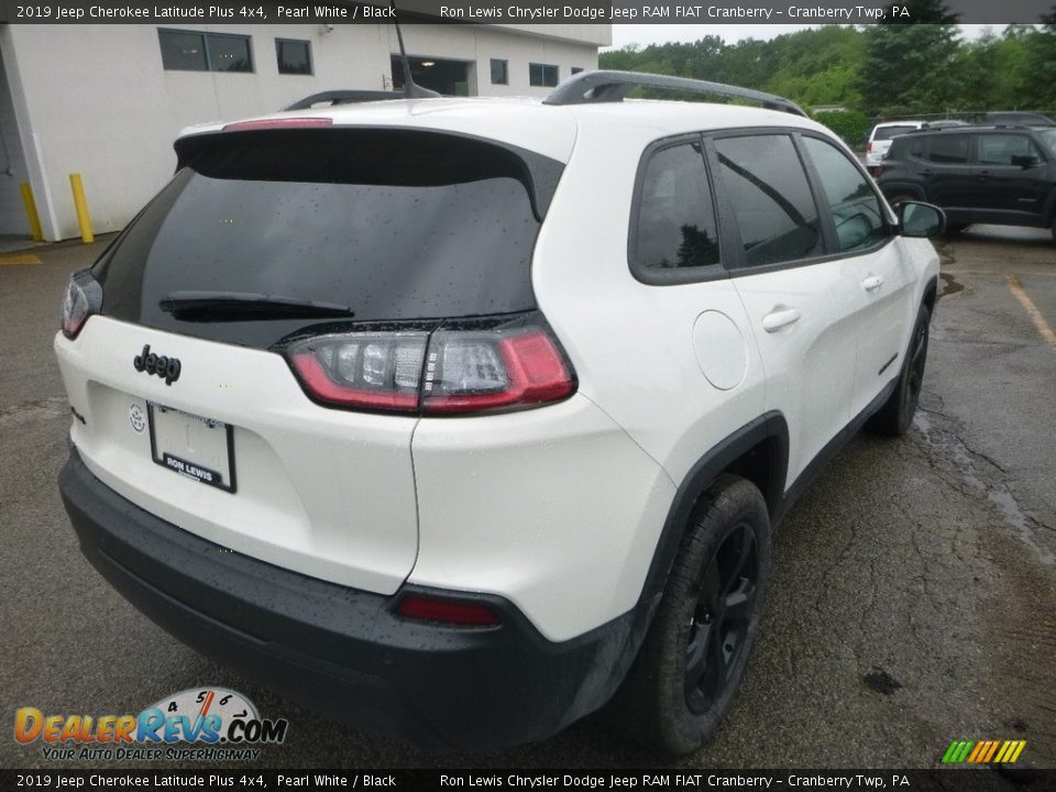 2019 Jeep Cherokee Latitude Plus 4x4 Pearl White / Black Photo #5