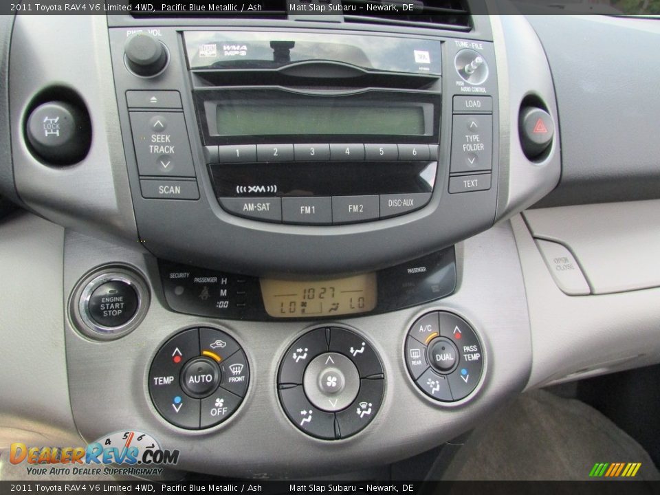 2011 Toyota RAV4 V6 Limited 4WD Pacific Blue Metallic / Ash Photo #25
