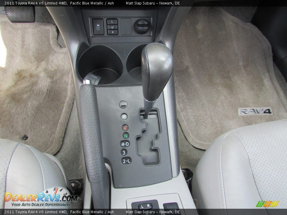 2011 Toyota RAV4 V6 Limited 4WD Pacific Blue Metallic / Ash Photo #26