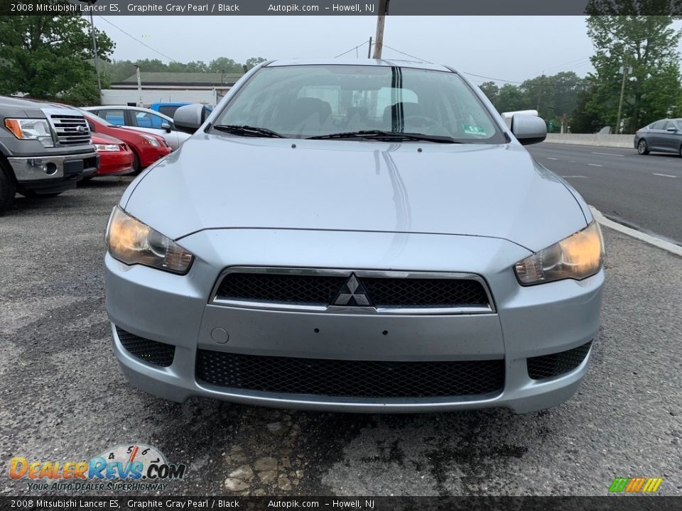 2008 Mitsubishi Lancer ES Graphite Gray Pearl / Black Photo #9