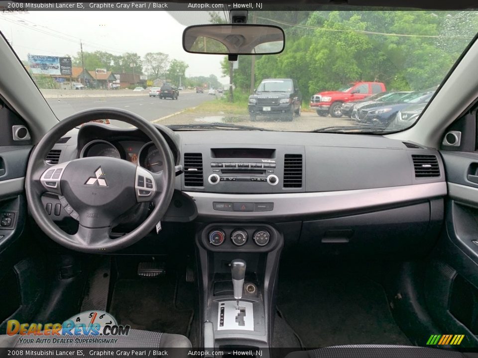 2008 Mitsubishi Lancer ES Graphite Gray Pearl / Black Photo #16