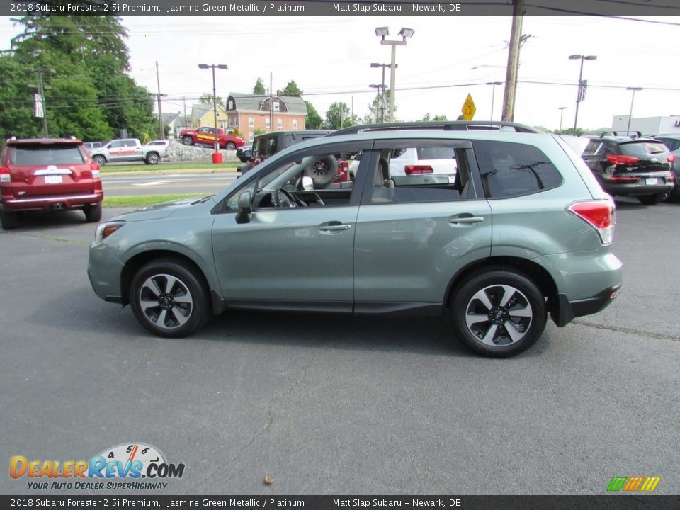 2018 Subaru Forester 2.5i Premium Jasmine Green Metallic / Platinum Photo #9