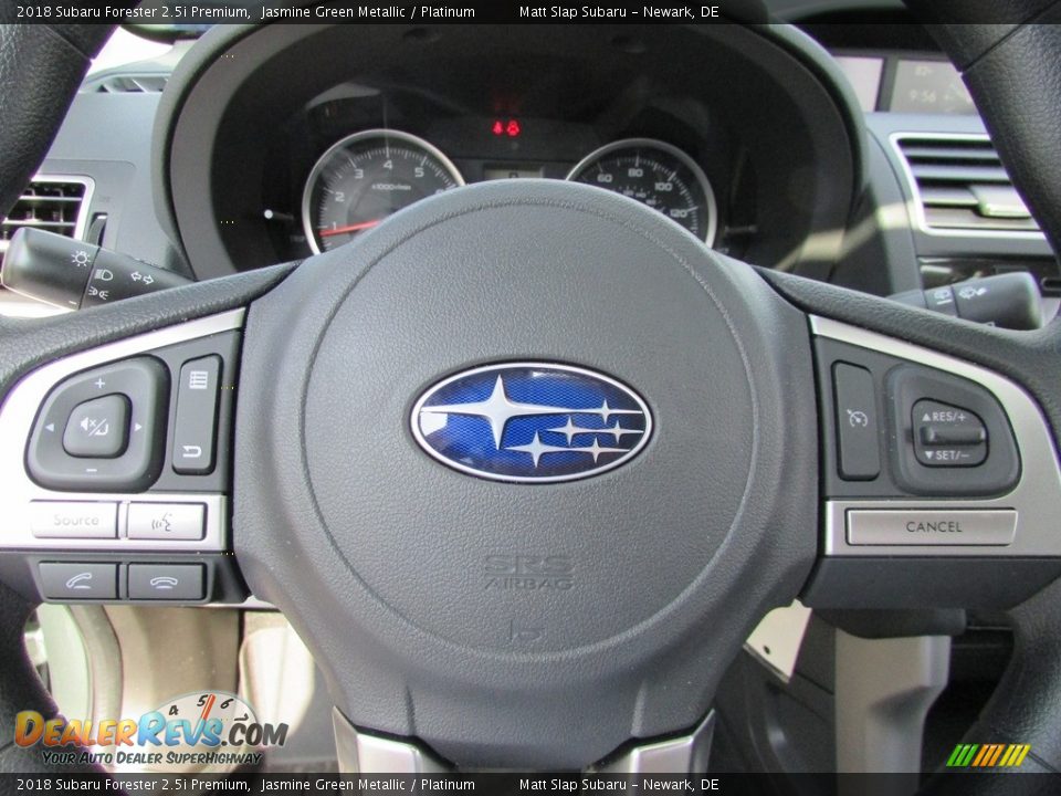 2018 Subaru Forester 2.5i Premium Jasmine Green Metallic / Platinum Photo #11