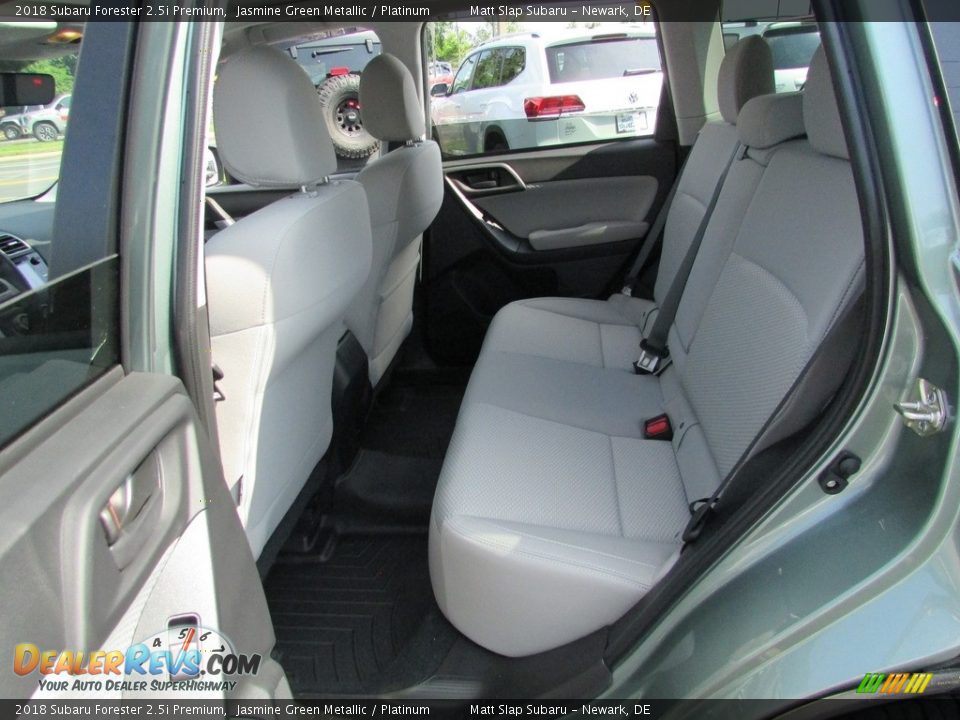2018 Subaru Forester 2.5i Premium Jasmine Green Metallic / Platinum Photo #22